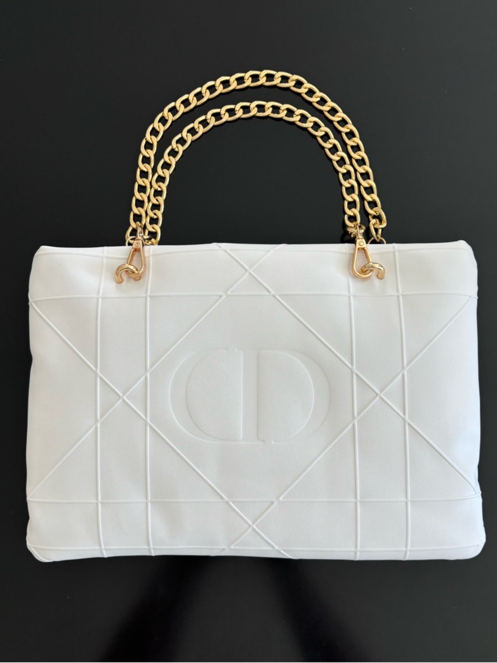 DIOR Beauty Padded Case + Gold Chains